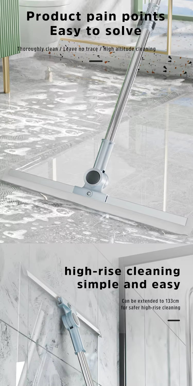 Multifunctional Floor Squeegee & Glass Wipper