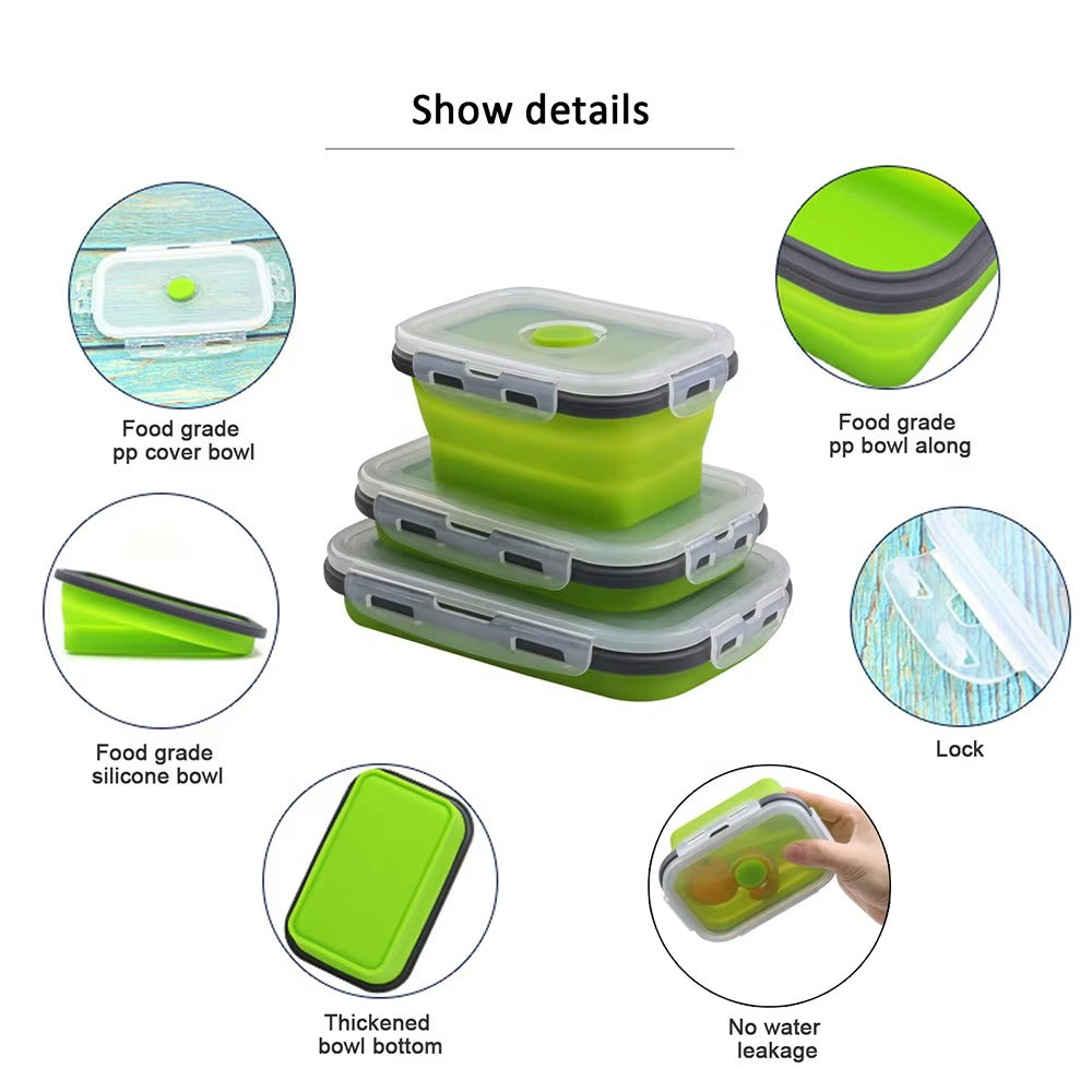 Foldable Lunch Box Set