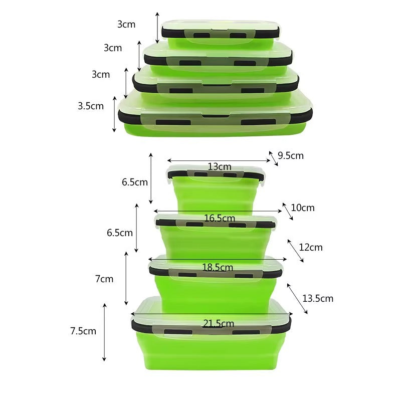 Foldable Lunch Box Set