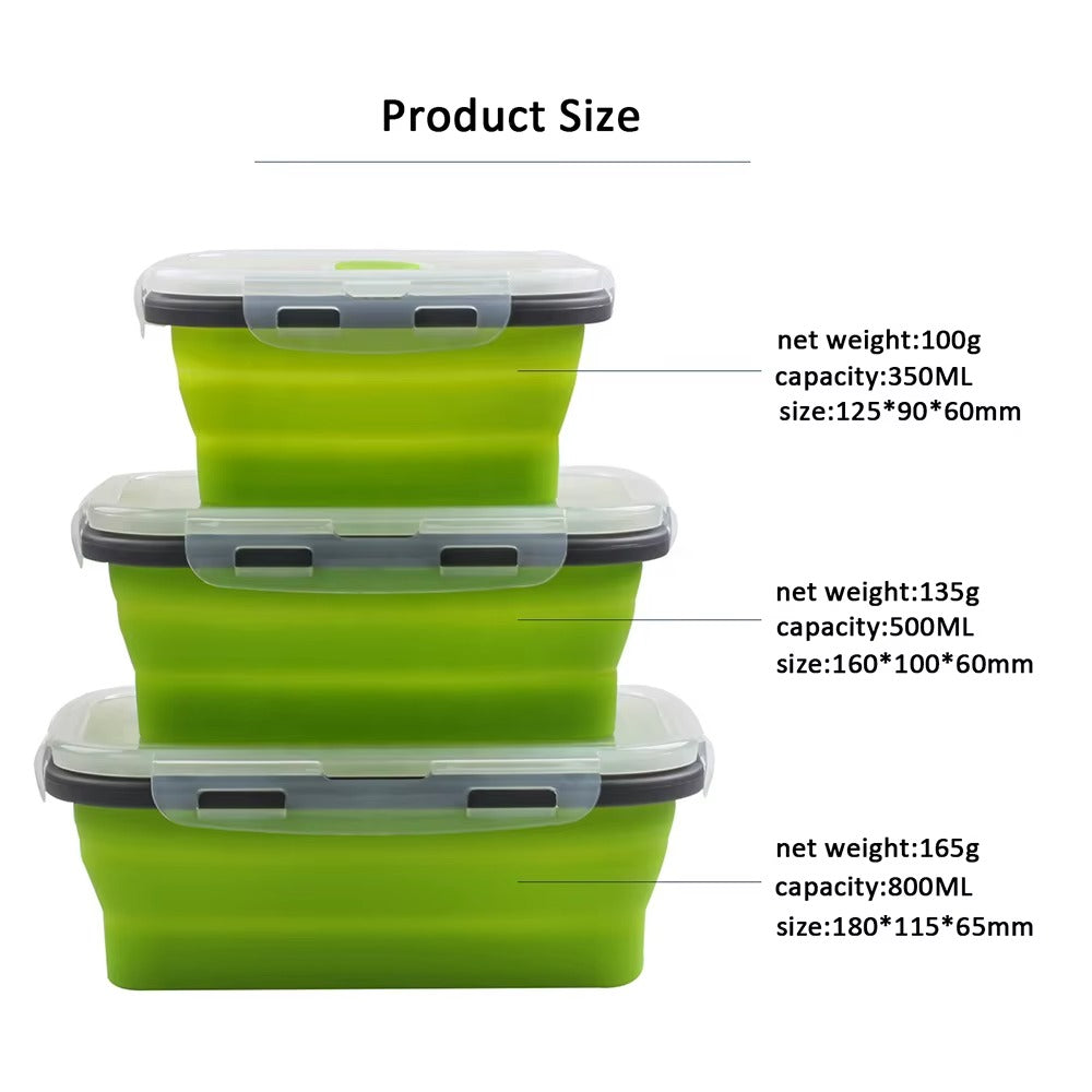Foldable Lunch Box Set